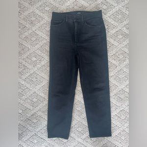 Super High Rise Mom Jeans in Black
